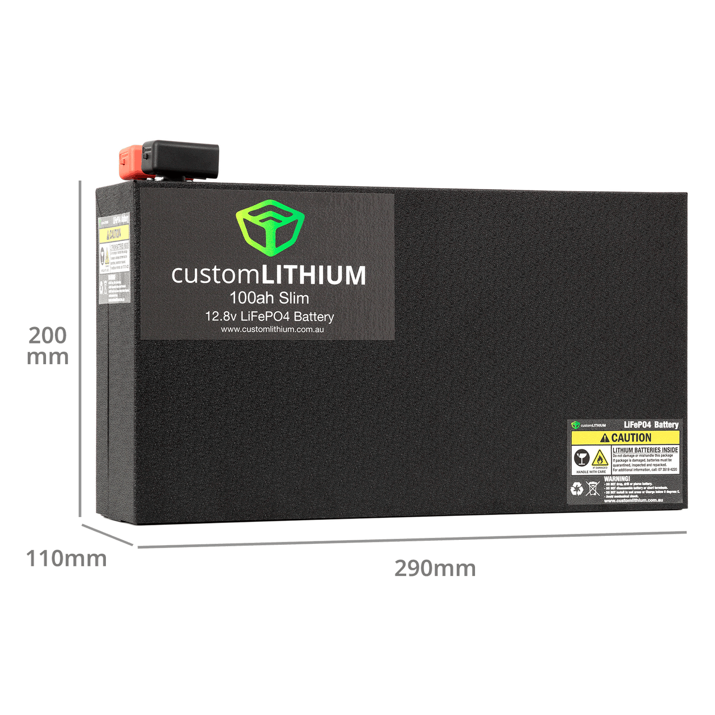 Custom Lithium Slim Battery 100Ah